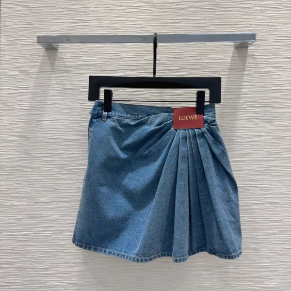 ロエベ服 LOEWE 2025新作 デニムスカート