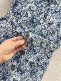 ディオール服 DIOR 2025新作 プリントドレス