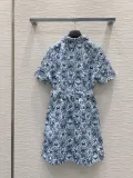 ディオール服 DIOR 2025新作 プリントドレス