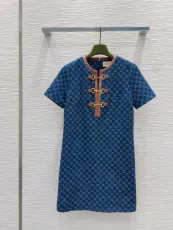 グッチ服 GUCCI 2025新作 デニムドレス