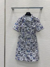 ディオール服 DIOR 2025新作 プリントドレス