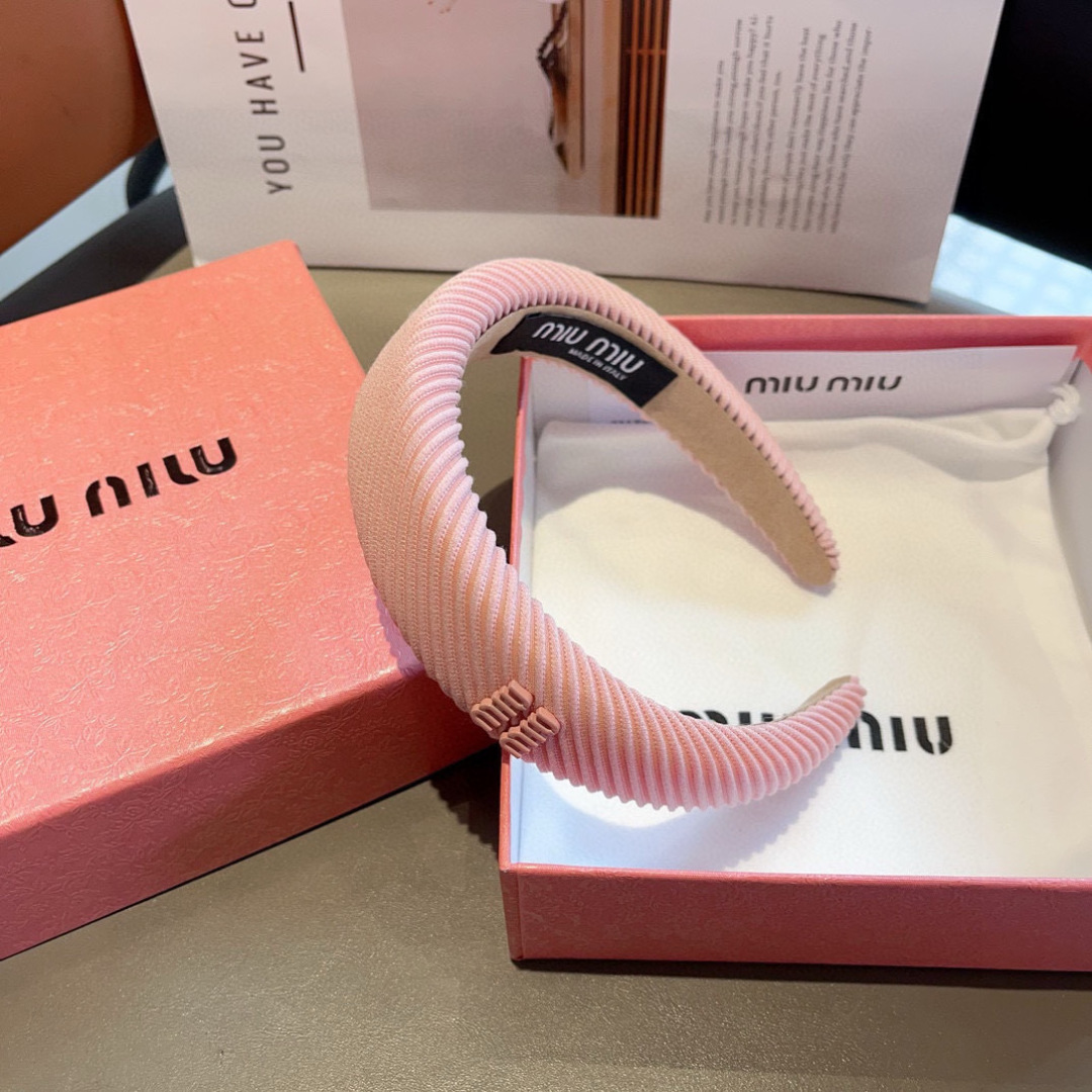 ミュウミュウカチューシャ Miu Miu 2025新作 カチューシャ