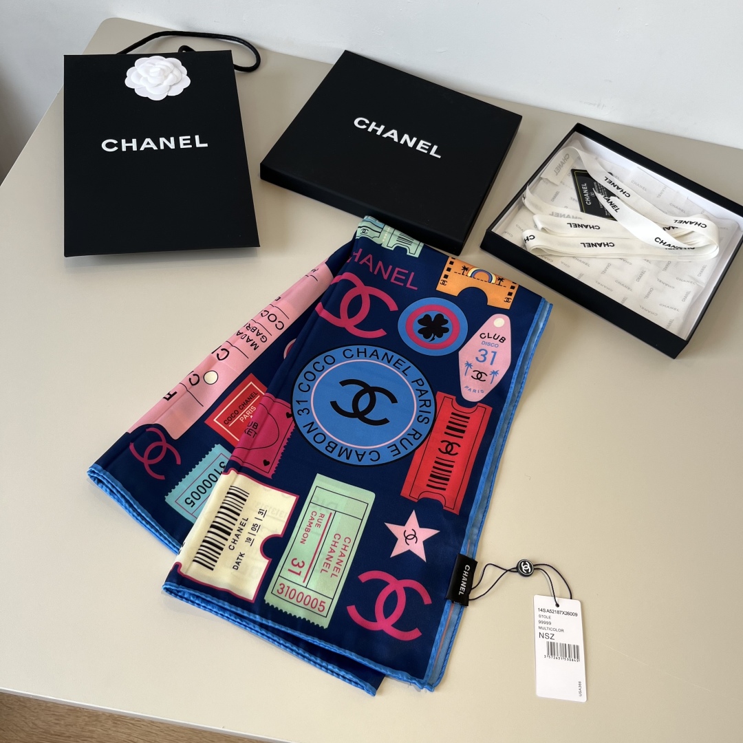 シャネルマフラー CHANEL 2025新作 マフラー