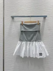 ミュウミュウ服 Miu Miu 2025新作 バストドレス