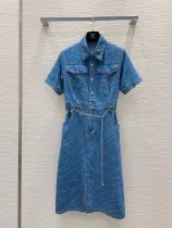 シャネル服 CHANEL 2025新作 デニムドレス
