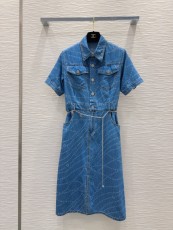 シャネル服 CHANEL 2025新作 デニムドレス