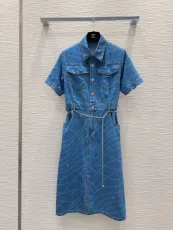 シャネル服 CHANEL 2025新作 デニムドレス