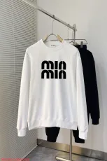 ミュウミュウ服 Miu Miu 2025新作 クルーネックスウェットシャツ