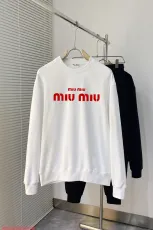ミュウミュウ服 Miu Miu 2025新作 クルーネックスウェットシャツ