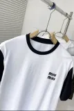 ミュウミュウ服 Miu Miu 2025新作 半袖Tシャツ