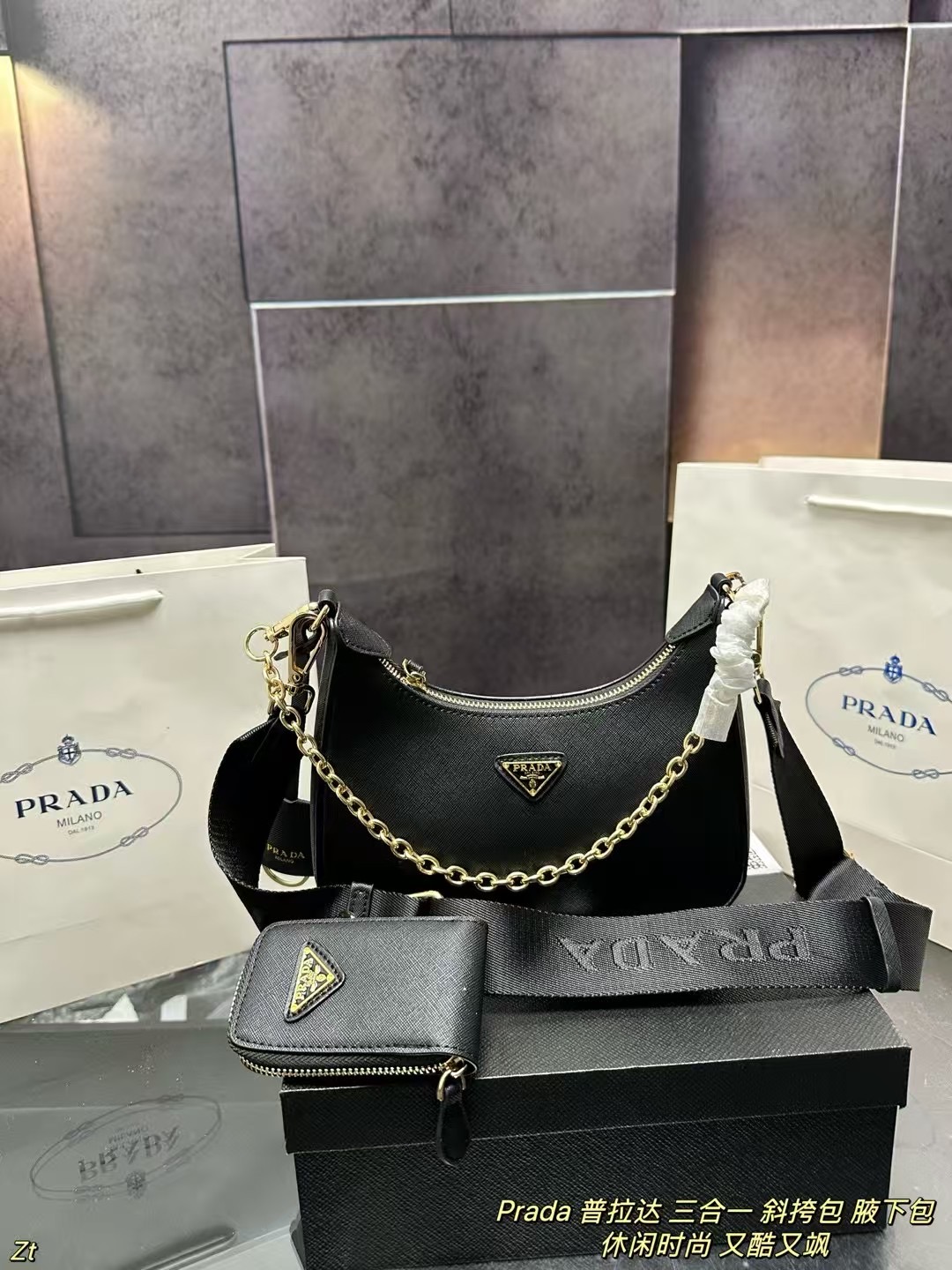 プラダバッグ PRADA 2025新作 ショルダーバッグ
