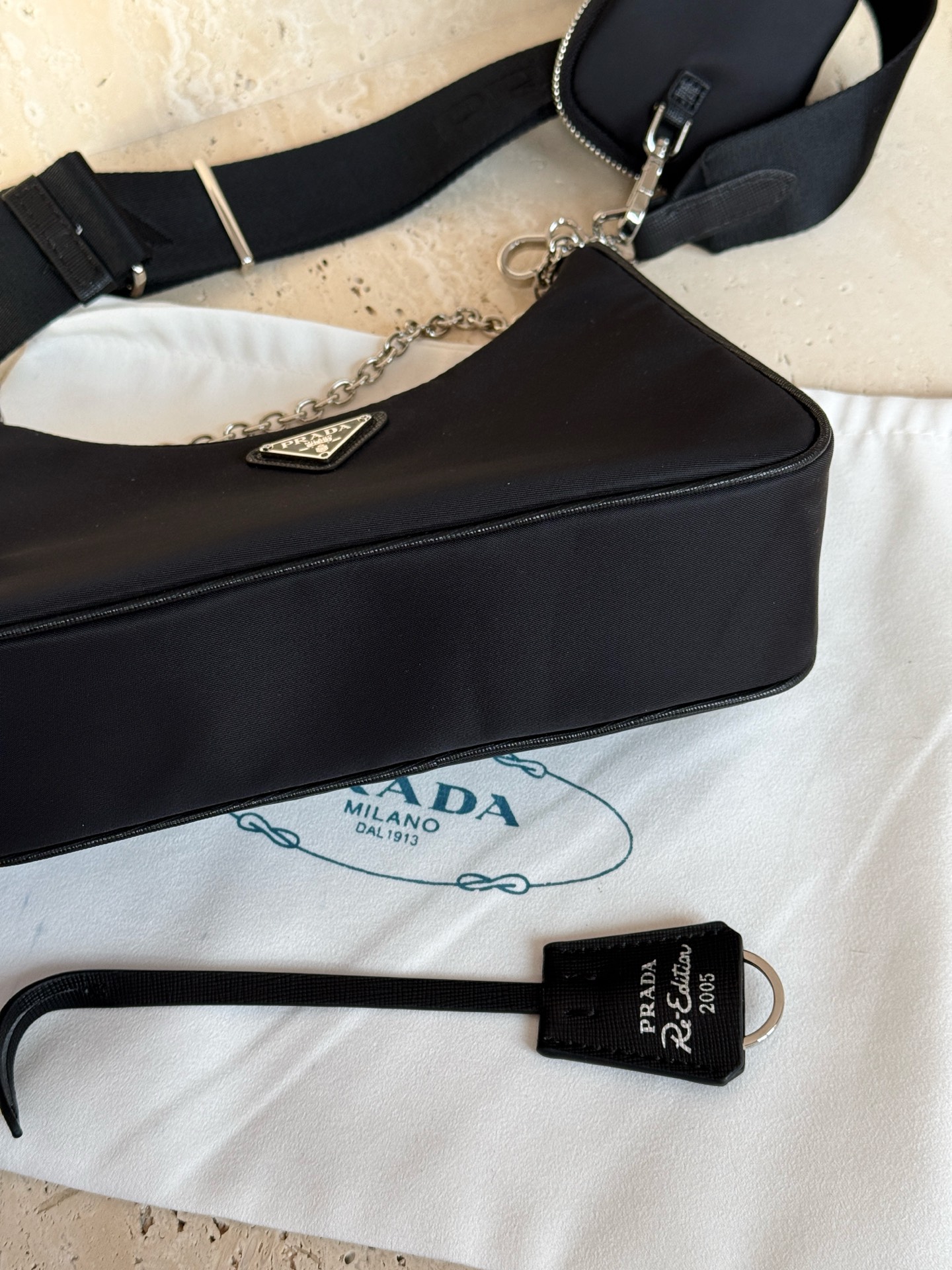 プラダバッグ PRADA 2025新作 チェーンバッグ