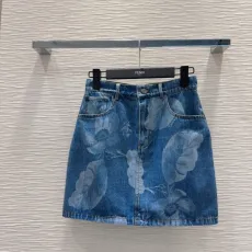 フェンディ服 FENDI 2025新作 デニムスカート