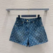 ルイヴィトン服 LOUIS VUITTON 2025新作 デニムショートパンツ