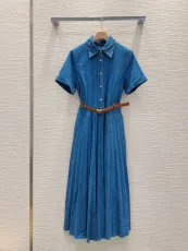ミュウミュウ服 Miu Miu 2025新作 デニムドレス