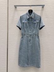 シャネル服 CHANEL 2025新作 デニムドレス