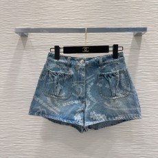 シャネル服 CHANEL 2025新作 デニムショートパンツ