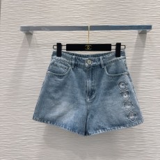 シャネル服 CHANEL 2025新作 デニムショートパンツ