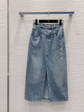 シャネル服 CHANEL 2025新作 デニムスカート