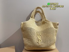 サンローランバッグ Yves Saint Laurent 2025新作 ストローバッグ
