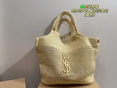 サンローランバッグ Yves Saint Laurent 2025新作 ストローバッグ