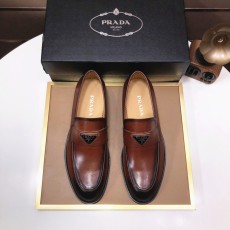 プラダ靴 PRADA 2025新作 高品質 レザーシューズ
