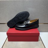 フェラガモ靴 Ferragamo 2025新作 高品質 レザーシューズ