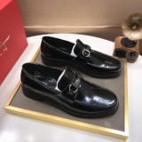 フェラガモ靴 Ferragamo 2025新作 高品質 レザーシューズ