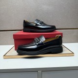 フェラガモ靴 Ferragamo 2025新作 高品質 レザーシューズ