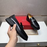 フェラガモ靴 Ferragamo 2025新作 高品質 レザーシューズ