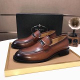 プラダ靴 PRADA 2025新作 高品質 レザーシューズ