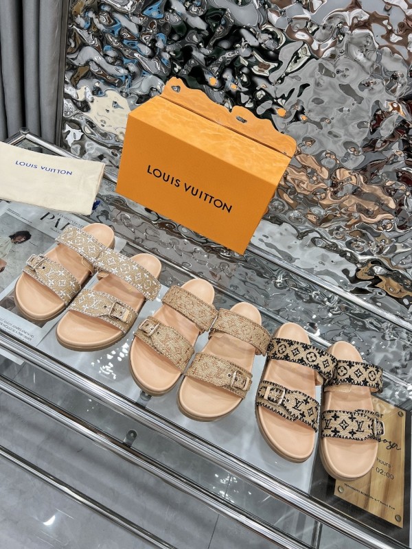 ルイヴィトン靴 LOUIS VUITTON 2025新作 スリッパ