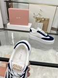 ミュウミュウ靴 Miu Miu 2025新作 厚底カジュアルシューズ