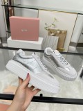 ミュウミュウ靴 Miu Miu 2025新作 厚底カジュアルシューズ