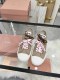 ミュウミュウ靴 Miu Miu 2025新作 スリッパ