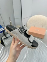 ミュウミュウ靴 Miu Miu 2025新作 サンダル