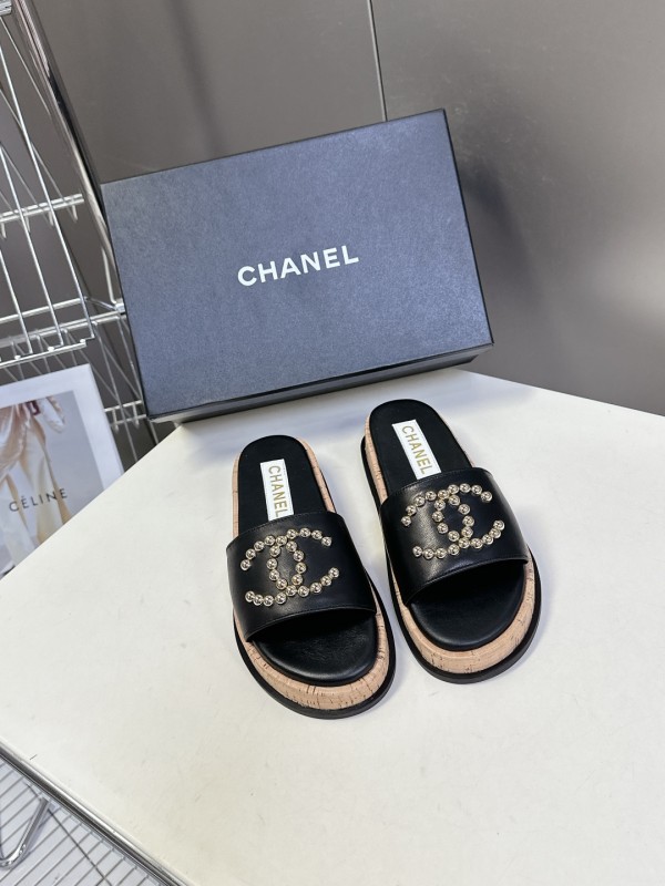シャネル靴 CHANEL 2025新作 スリッパ