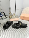ミュウミュウ靴 Miu Miu 2025新作 スリッパ
