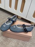 ミュウミュウ靴 Miu Miu 2025新作 シングルシューズ