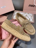 ミュウミュウ靴 Miu Miu 2025新作 カジュアルシューズ