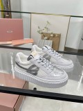ミュウミュウ靴 Miu Miu 2025新作 厚底カジュアルシューズ