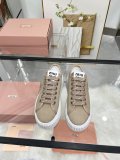 ミュウミュウ靴 Miu Miu 2025新作 厚底カジュアルシューズ