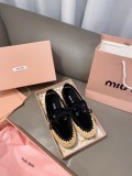ミュウミュウ靴 Miu Miu 2025新作 カジュアルシューズ