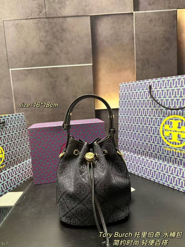 トリーバーチバッグ TORY BURCH 2025新作 バケットバッグ