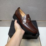 プラダ靴 PRADA 2025新作 モカシン