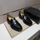 プラダ靴 PRADA 2025新作 モカシン