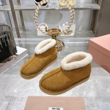 ミュウミュウ靴 Miu Miu 2025新作 スノーシューズ