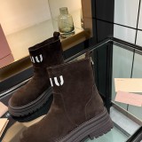 ミュウミュウ靴 Miu Miu 2025新作 スノーシューズ