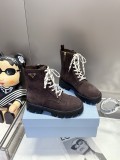プラダ靴 PRADA 2025新作 ショートブーツ
