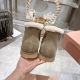 ミュウミュウ靴 Miu Miu 2025新作 スノーシューズ